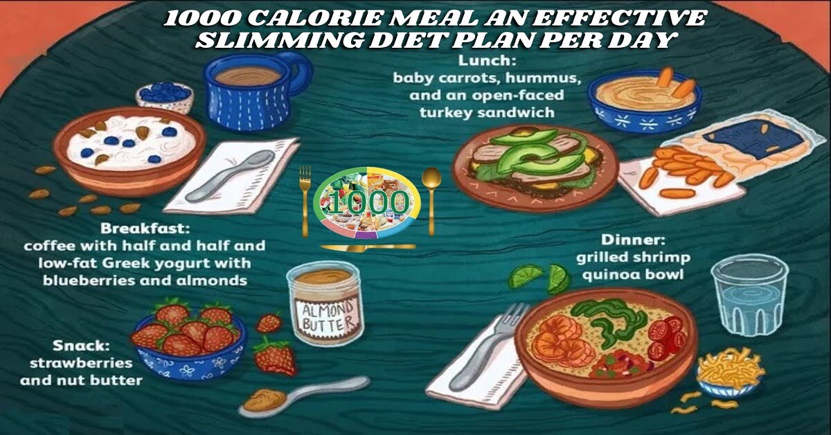 1000 Calorie Meal An Effective Slimming Diet Plan Per Day