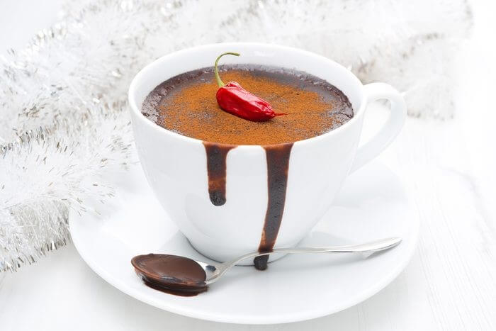 The best drink without losing weight: hot cocoa with chili.